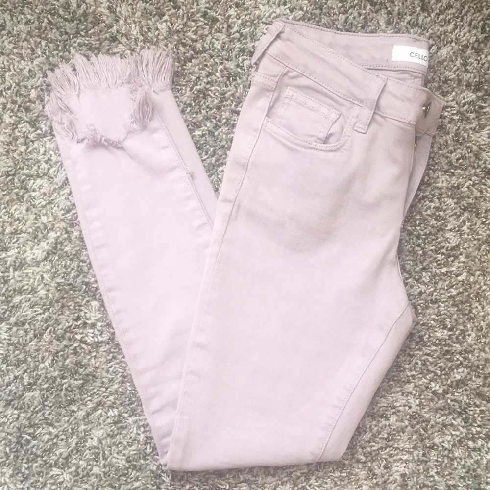 Women's super cute lavender jeans